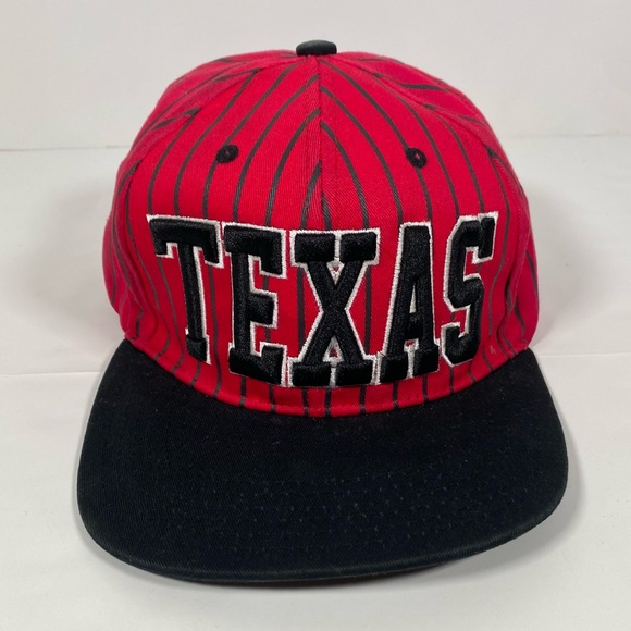 Texas Ranger Red Black Stripes Baseball Snapback - Picture 1 of 8